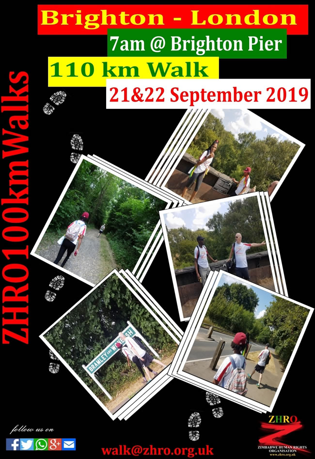 21st September 2019 105km Walk