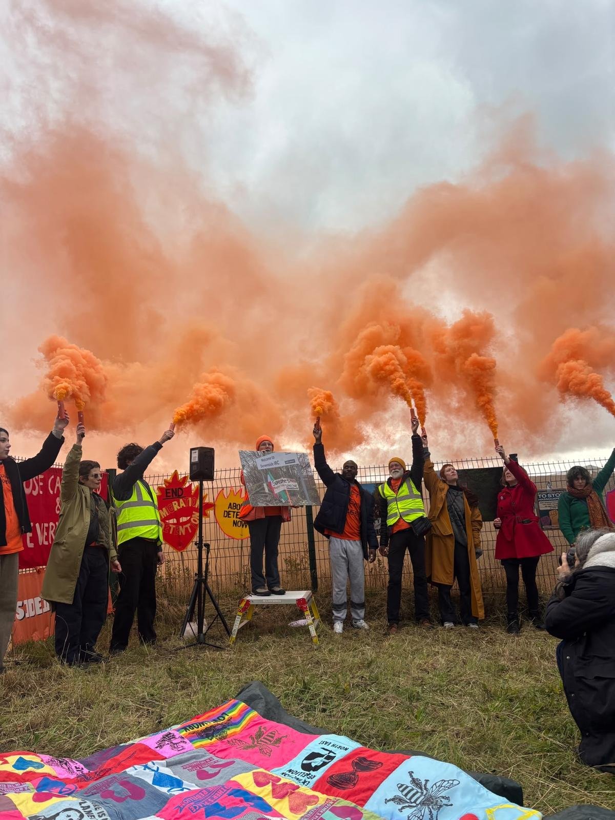 Flares to signal hope