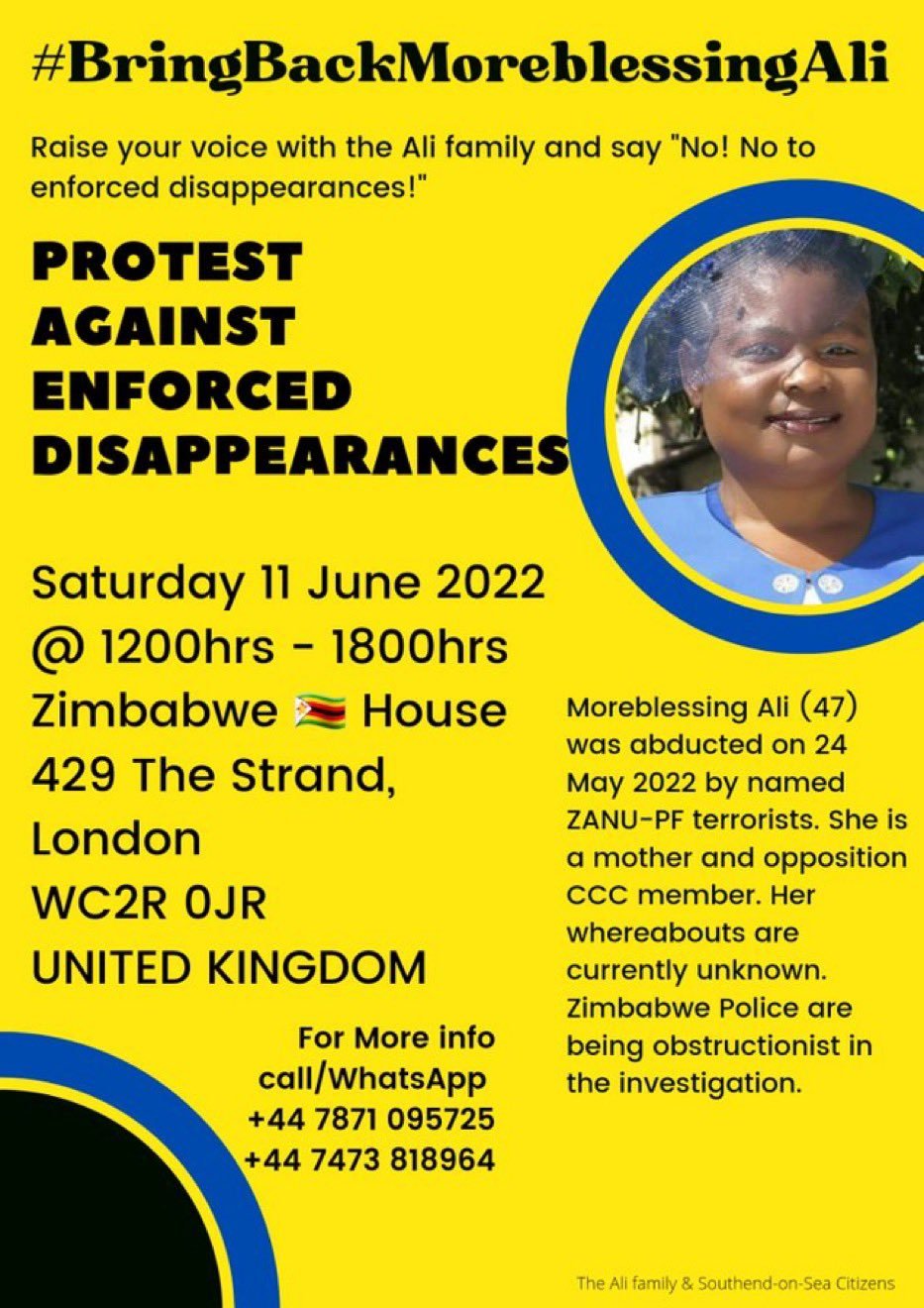 UK Demo Saturday 11th June 2022