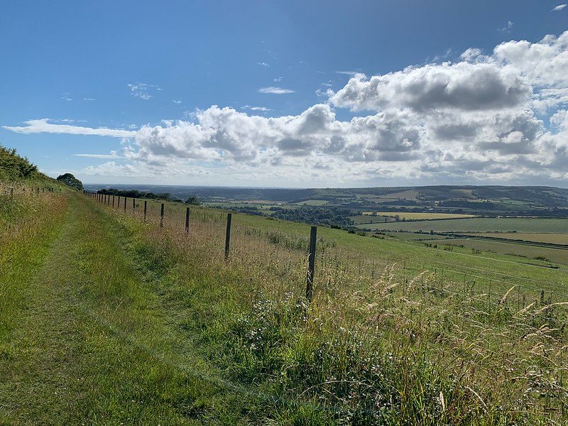 Looking towards Wepham Village